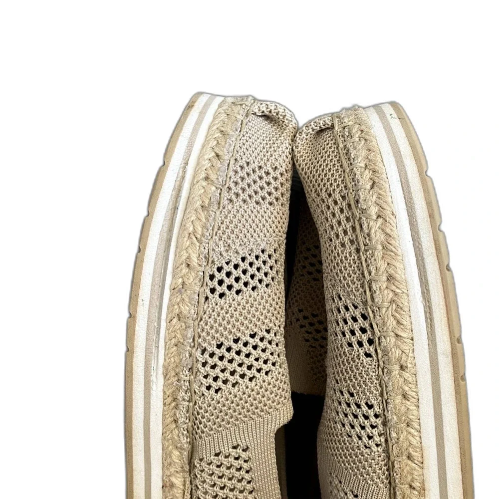 Bobs by‎ Skechers Breeze Bird Song Slip-On Shoes Espadrilles Coastal Chic Size 9
